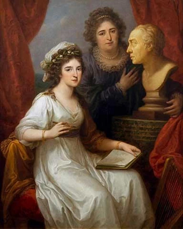 Angelika Kauffmann - 141, Ritratto di Anna Chernysheva e figlia, Museo Statale di Mosca